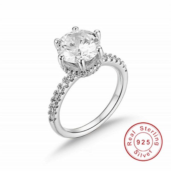 cluster rings classic six finger 925 sterling silver 2ct round diamond wedding engagement moissanite ring set for women jewelry, Golden;silver
cluster rings classic six finger 925 sterling silver 2ct round diamond wedding engagement moissanite ring set for women jewelry, Golden;silver