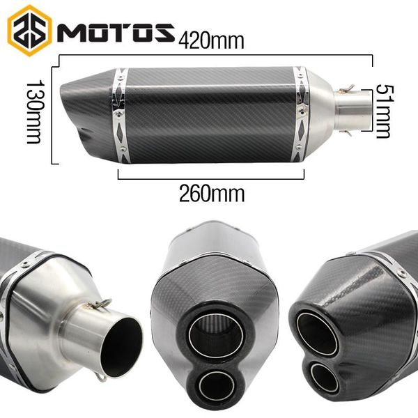 motorcycle exhaust system zs motos modified scooter ak double outlet muffler pipe cbr 125 250 cb400/600 yzf fz400 z750nice sound
motorcycle exhaust system zs motos modified scooter ak double outlet muffler pipe cbr 125 250 cb400/600 yzf fz400 z750nice sound