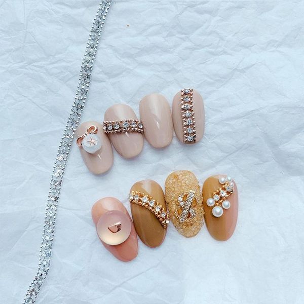 nail art decorations rhinestones chain jewelry shiny golden rose gold diy luxury decoration accessories, Silver;gold
nail art decorations rhinestones chain jewelry shiny golden rose gold diy luxury decoration accessories, Silver;gold