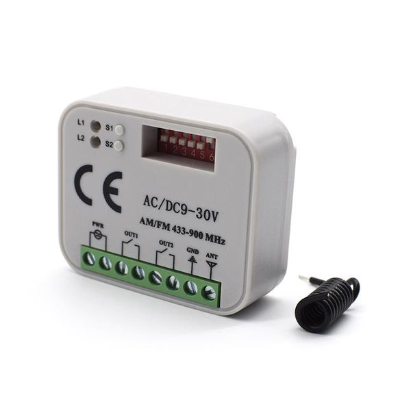 remote controlers 10pcs garage receiver 300-900mhz ac/dc 9-30v gate control switch for 433 300 315 330 390 868 mhz transmitter rolling code
remote controlers 10pcs garage receiver 300-900mhz ac/dc 9-30v gate control switch for 433 300 315 330 390 868 mhz transmitter rolling code