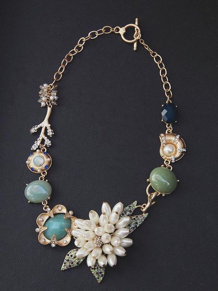 chokers sweet wind retro baroque candy color frosted gold necklace women gift jewelry, Golden;silver
chokers sweet wind retro baroque candy color frosted gold necklace women gift jewelry, Golden;silver