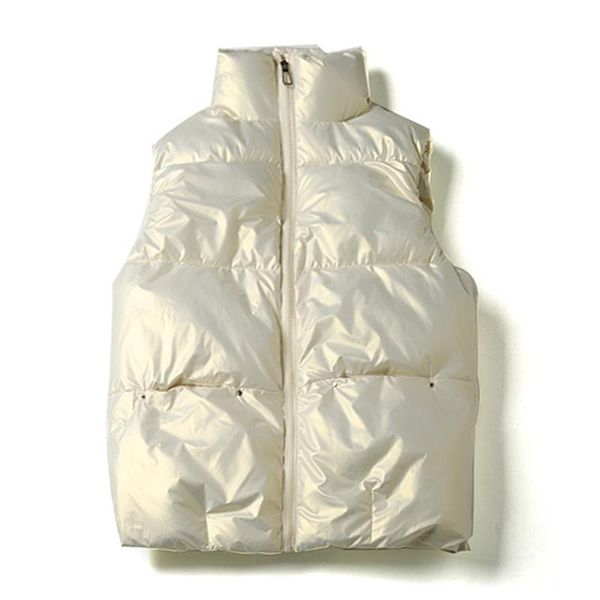 women's vests women autumn waterproof short bright color vest cotton padded jacket sleeveless female winter warm waistcoat, Black;white
women's vests women autumn waterproof short bright color vest cotton padded jacket sleeveless female winter warm waistcoat, Black;white