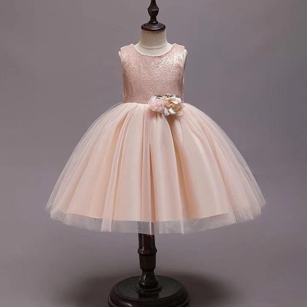 girl's dresses flower girls illusion o-neck sleeveless sequined appliques bow tulle lace luxury champagne kids party princess gown f597, Red;yellow
girl's dresses flower girls illusion o-neck sleeveless sequined appliques bow tulle lace luxury champagne kids party princess gown f597, Red;yellow