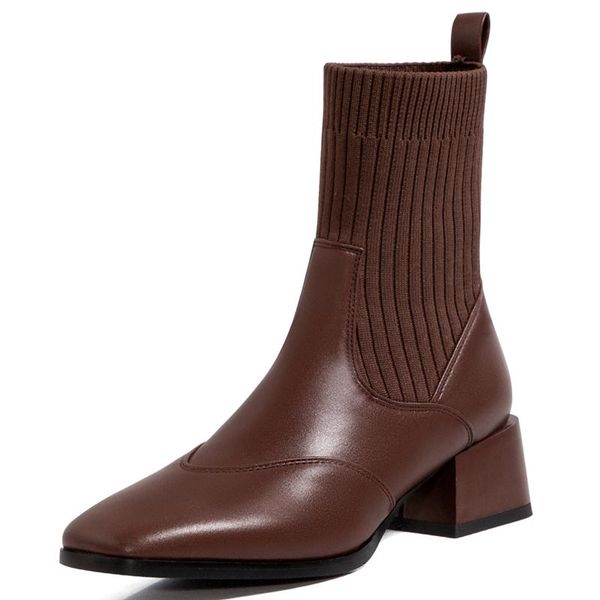 boots elastic women's ankle for women shoes autumn winter sock boot leather 2021 trend ladies casual low heels large size, Black
boots elastic women's ankle for women shoes autumn winter sock boot leather 2021 trend ladies casual low heels large size, Black