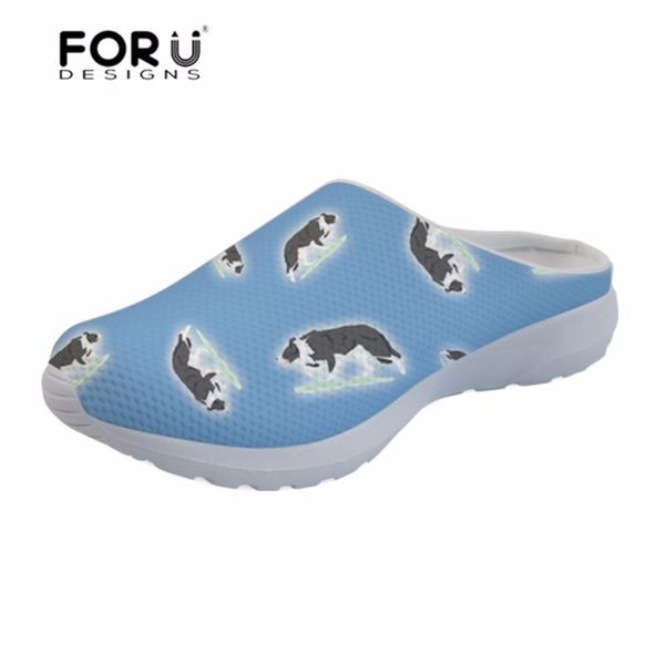 women's sandals flats ladies shoes border collie printing lightweight mesh slipper female platform sandalias mujer, Black
women's sandals flats ladies shoes border collie printing lightweight mesh slipper female platform sandalias mujer, Black