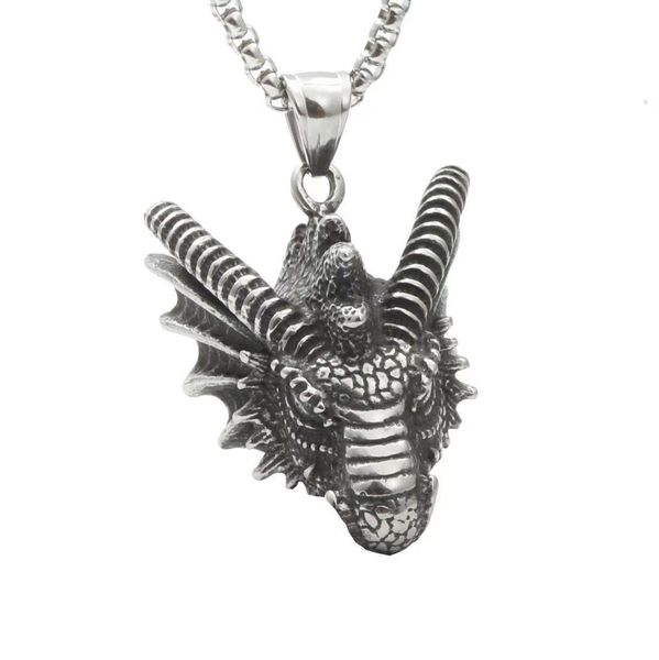 design jewelry jewelry personality viking style bibcock men's titanium steel pendant necklace, Silver
design jewelry jewelry personality viking style bibcock men's titanium steel pendant necklace, Silver