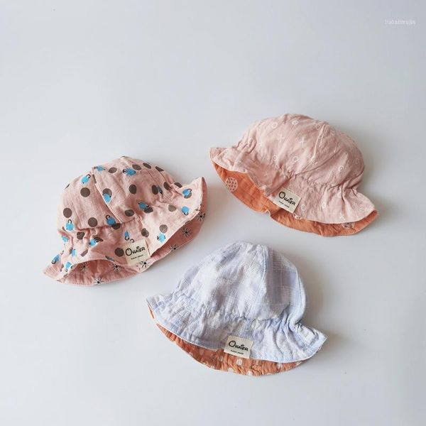 lovely printing baby sun hats spring summer soft cotton fisherman hat kids boys girls double faced beach caps &1, Yellow
lovely printing baby sun hats spring summer soft cotton fisherman hat kids boys girls double faced beach caps &1, Yellow