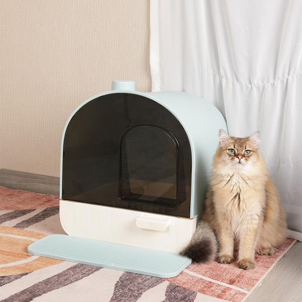 other cat supplies fully enclosed litter box splash-proof cabin shape drawer-type lid toilet kitty
other cat supplies fully enclosed litter box splash-proof cabin shape drawer-type lid toilet kitty