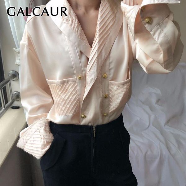 women's blouses & shirts galcaur korean striped for female cross v neck long sleeve casual loose summer blouse women 2021 fashion cloth, White
women's blouses & shirts galcaur korean striped for female cross v neck long sleeve casual loose summer blouse women 2021 fashion cloth, White