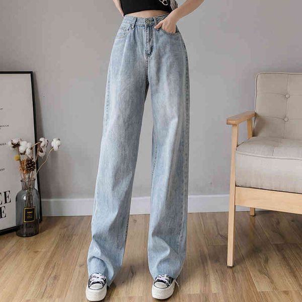 autumn 2021 brightly colored breech of breathable women high-drape straight waistband loose scrubbing trendy pants, Blue
autumn 2021 brightly colored breech of breathable women high-drape straight waistband loose scrubbing trendy pants, Blue