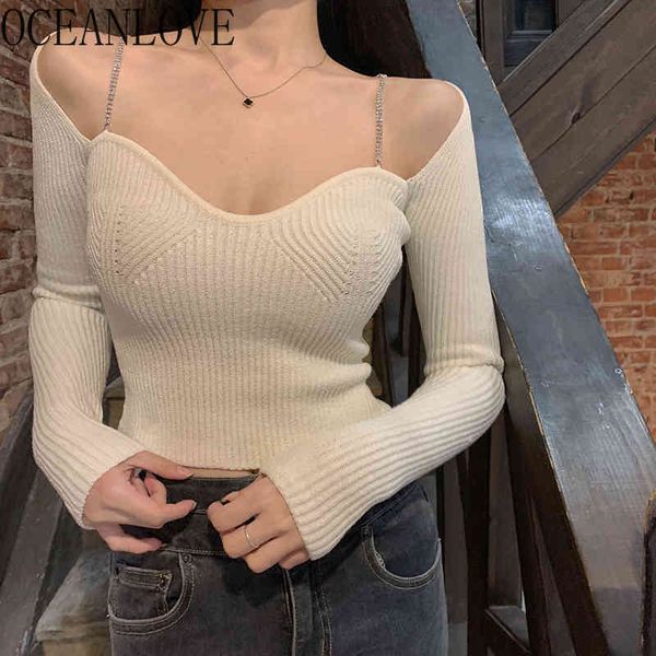 spring woman sweaters off sholder slim autumn pull femme solid short mujer sueter korean 19591 210415, White;black
spring woman sweaters off sholder slim autumn pull femme solid short mujer sueter korean 19591 210415, White;black