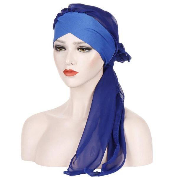 beanie/skull caps women solid bandage turban head wrap forehead crossed breathable chiffon long tail sleep chemo hat hair turbans tb-94a, Blue;gray
beanie/skull caps women solid bandage turban head wrap forehead crossed breathable chiffon long tail sleep chemo hat hair turbans tb-94a, Blue;gray