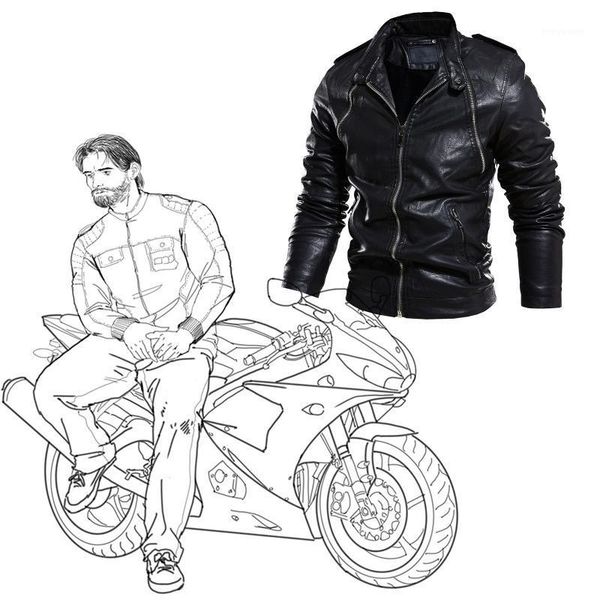 men's jackets fashion mens pu leather winter long sleeve turn-down collar zipper slim fit motorcycle male coat outwear#g3, Black;brown
men's jackets fashion mens pu leather winter long sleeve turn-down collar zipper slim fit motorcycle male coat outwear#g3, Black;brown