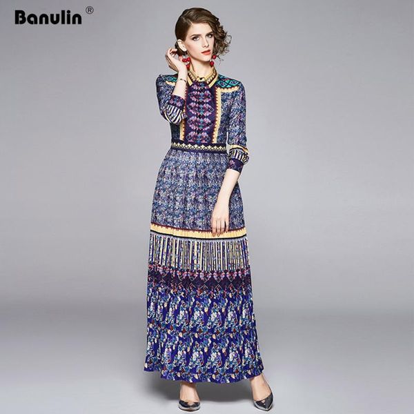 casual dresses banulin 2021 fashion designer runway classical maxi dress spring women long sleeve chic floral print pleated exotic, Black;gray
casual dresses banulin 2021 fashion designer runway classical maxi dress spring women long sleeve chic floral print pleated exotic, Black;gray