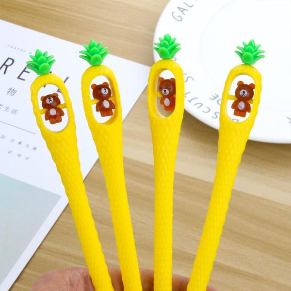 gel pens creative pineapple bear pen cute 0.5 mm black ink signature promotional gift stationery office school supplies
gel pens creative pineapple bear pen cute 0.5 mm black ink signature promotional gift stationery office school supplies