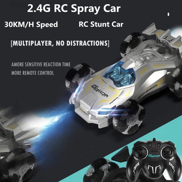 2.4g 4wd rc stunt car radio induction 30km/h racing car spray smoking off-road climbing racing car vehicle toy with music light
2.4g 4wd rc stunt car radio induction 30km/h racing car spray smoking off-road climbing racing car vehicle toy with music light