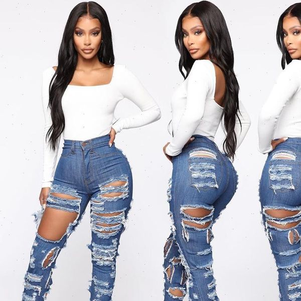 fashion ripped high waist stretch women jeans denim pencil pants street trendy slim xs xl drop, Blue
fashion ripped high waist stretch women jeans denim pencil pants street trendy slim xs xl drop, Blue