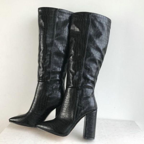 boots band designer faux leather women knee high pointed toe long chunky block heel black apricot brown ufx4
boots band designer faux leather women knee high pointed toe long chunky block heel black apricot brown ufx4
