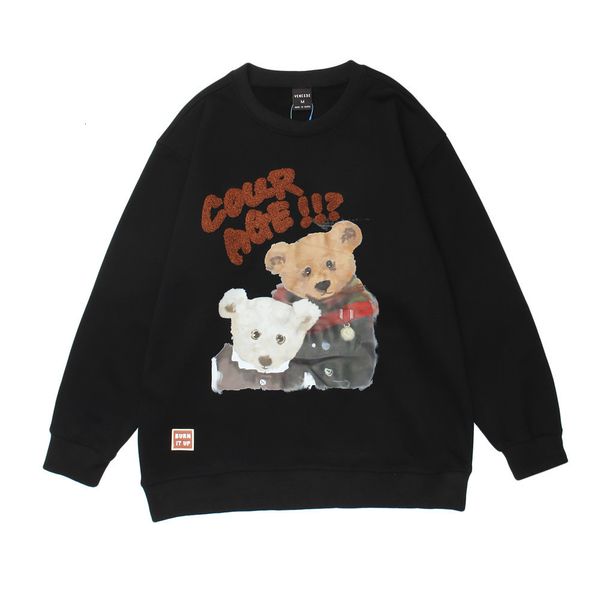 sweatshirts cartoon bear print hoodless sweater, bf lazy style, loose round neck, long sleeve, trendy brand and pullover hoodie, Black
sweatshirts cartoon bear print hoodless sweater, bf lazy style, loose round neck, long sleeve, trendy brand and pullover hoodie, Black