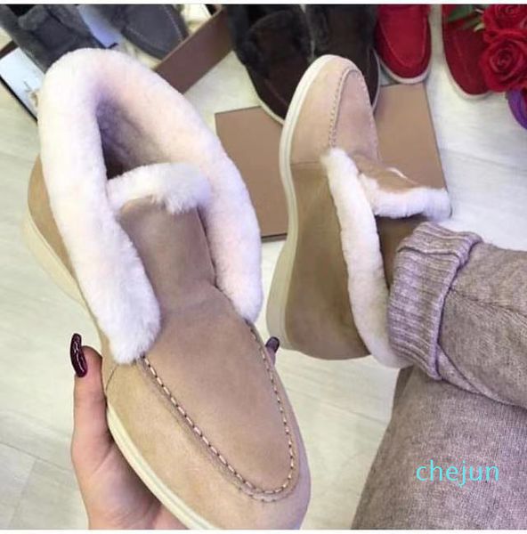 women shoes snow boots low ankle women footwear flat heel genuine leather natural fur fashion shoes lady snow boots warm, Black
women shoes snow boots low ankle women footwear flat heel genuine leather natural fur fashion shoes lady snow boots warm, Black