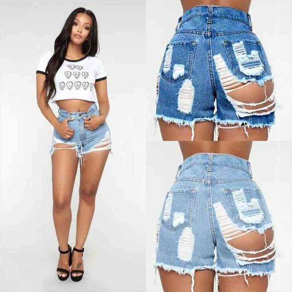 summer womens frayed raw hem ripped distressed high waist hole denim shorts jeans, Blue
summer womens frayed raw hem ripped distressed high waist hole denim shorts jeans, Blue