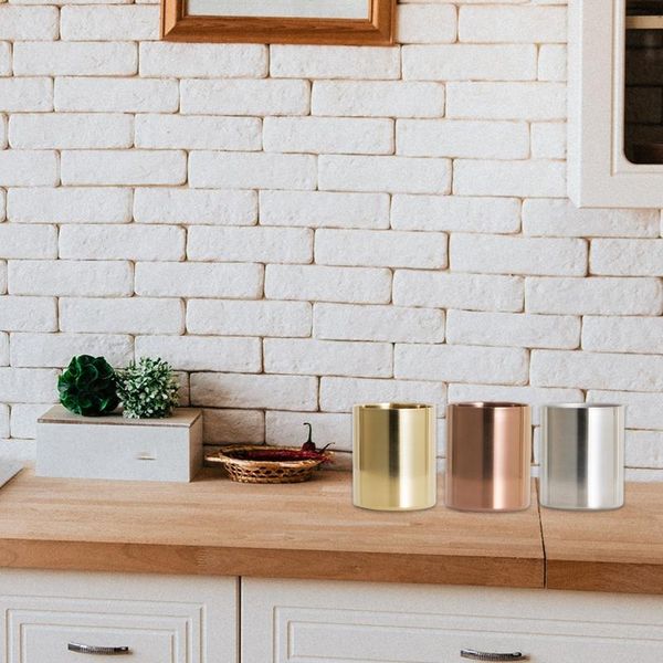 storage bottles & jars round pen holder stainless steel vase cosmetic brush container deskdecoration multi-functional for home school of
storage bottles & jars round pen holder stainless steel vase cosmetic brush container deskdecoration multi-functional for home school of
