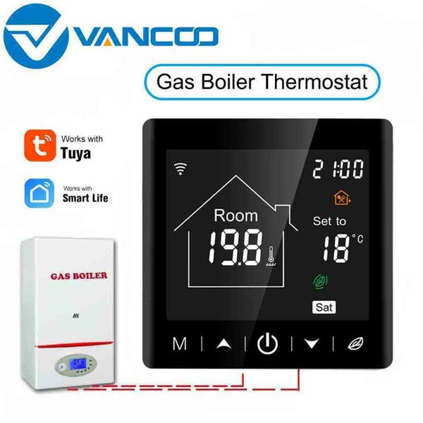 smart home control tuya wifi gas boiler heating thermostat 220v temperature controller 3a floor room with alexa
smart home control tuya wifi gas boiler heating thermostat 220v temperature controller 3a floor room with alexa