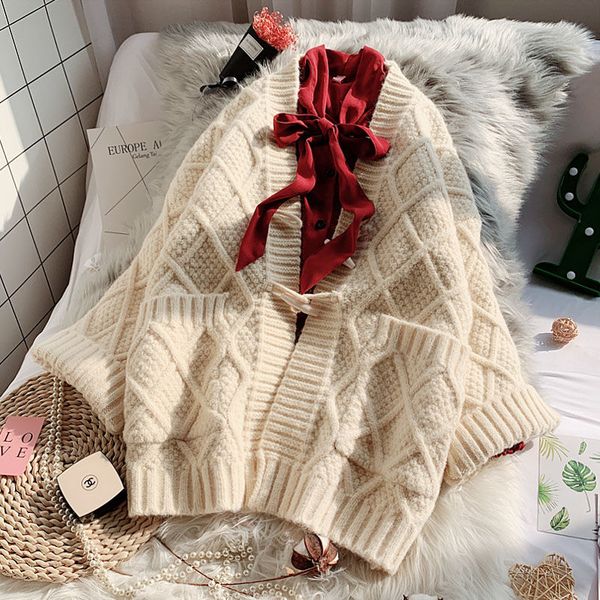 women's sweaters female sweater with a v-neck, style for autumn and winter, wild, thick wind, sweater, jacket, cardigan, women's c, White;black
women's sweaters female sweater with a v-neck, style for autumn and winter, wild, thick wind, sweater, jacket, cardigan, women's c, White;black