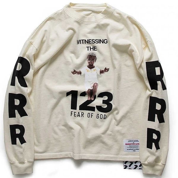 men's hoodies rrr123 co branded bear of god children's portrait letter loose tide brand long sleeve t-shirt men's fog the sam, Black
men's hoodies rrr123 co branded bear of god children's portrait letter loose tide brand long sleeve t-shirt men's fog the sam, Black