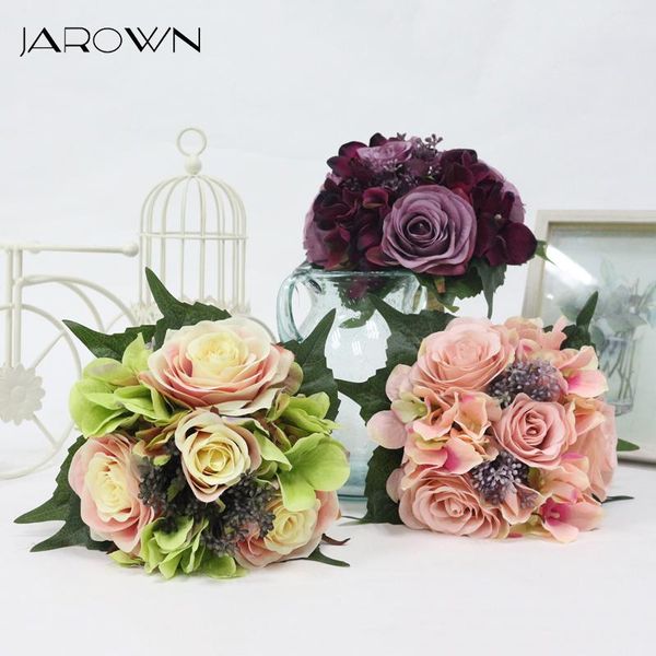 simulation rose hydrangea bouquet wedding bride holding flowers artificial silk fake home party decoration flores decorative & wreaths
simulation rose hydrangea bouquet wedding bride holding flowers artificial silk fake home party decoration flores decorative & wreaths