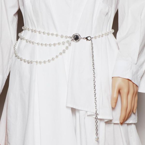 belts women waist chain decorative slender belt for ladies match dress metal pearl fashion skirt, Black;brown
belts women waist chain decorative slender belt for ladies match dress metal pearl fashion skirt, Black;brown