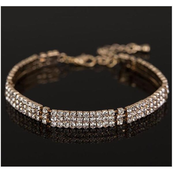 Link, Chain Fashion Full Rhinestone Crystal Gold & Sliver Plated Bracelets Bangles For Women Luxury Jewelry Accessories Fgwbk GB45 8EVN
Link, Chain Fashion Full Rhinestone Crystal Gold & Sliver Plated Bracelets Bangles For Women Luxury Jewelry Accessories Fgwbk GB45 8EVN