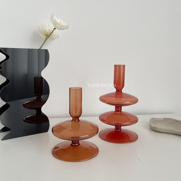 candle holders retro transparent glass creative candlestick for home wedding room decoration party vase table bookshelf pography props
candle holders retro transparent glass creative candlestick for home wedding room decoration party vase table bookshelf pography props