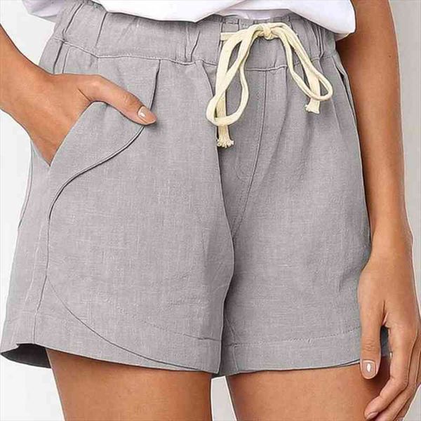 summer loose rope tie sport women shorts casual elastic waist cotton linen pocket beach, White;black
summer loose rope tie sport women shorts casual elastic waist cotton linen pocket beach, White;black