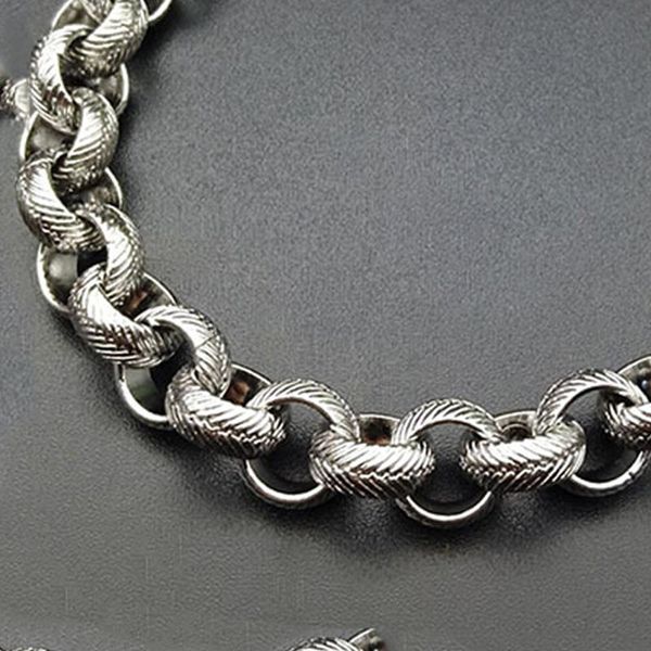 charm bracelet men stainless steel chain on hand hip hop punk fashion bracelets bead jewelry gifts for accessories link,, Black
charm bracelet men stainless steel chain on hand hip hop punk fashion bracelets bead jewelry gifts for accessories link,, Black