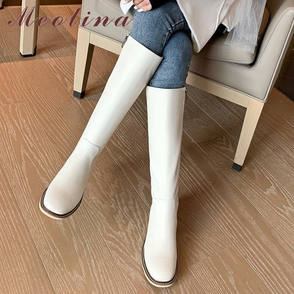 meotina riding boots women shoes genuine leather flats long boots rivet zipper knee high boots female autumn winter beige 33-40 210520, Black
meotina riding boots women shoes genuine leather flats long boots rivet zipper knee high boots female autumn winter beige 33-40 210520, Black