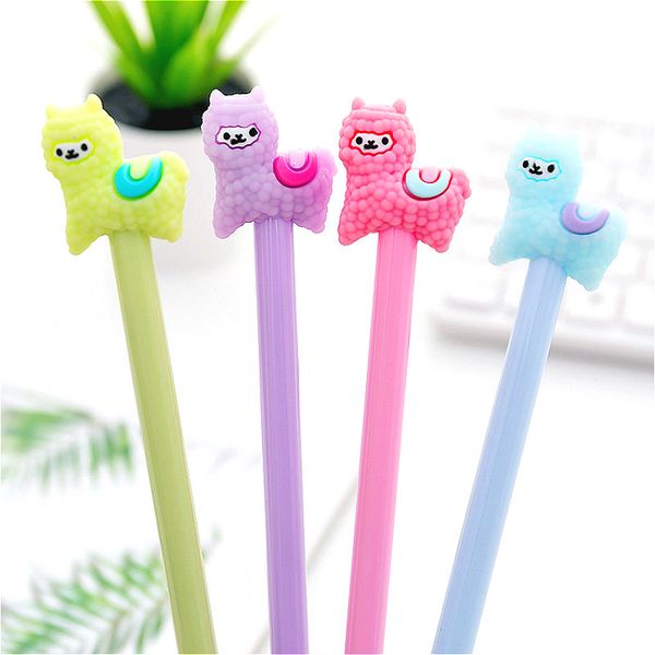6Pieces/Lot Colors Villus Alpaca Gel Pen Cute Kawaii Black Ink Cartoon Plastic Ballpens Writing Office School Supplies Stationery 2021NEW
6Pieces/Lot Colors Villus Alpaca Gel Pen Cute Kawaii Black Ink Cartoon Plastic Ballpens Writing Office School Supplies Stationery 2021NEW