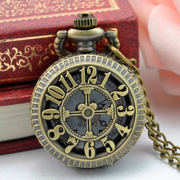 wristwatches saatleri vintage steampunk retro bronze design pocket watch quartz pendant necklace gift mens watches brand @5, Slivery;brown
wristwatches saatleri vintage steampunk retro bronze design pocket watch quartz pendant necklace gift mens watches brand @5, Slivery;brown