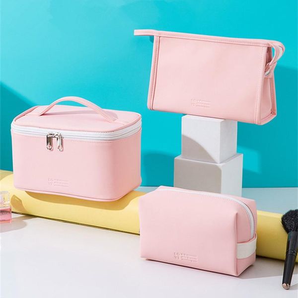 women fashion pu leather cosmetic bag girls toiletry make up organizer storage pouch travel waterproof wash bags makeup case & cases
women fashion pu leather cosmetic bag girls toiletry make up organizer storage pouch travel waterproof wash bags makeup case & cases
