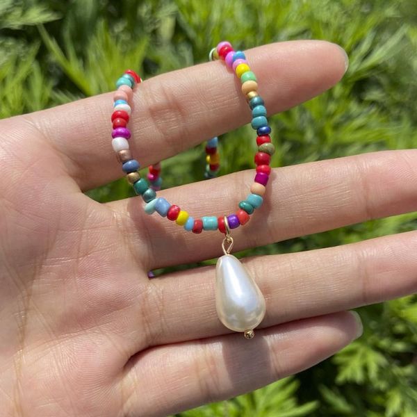 chokers 2021 trendy bead strand beaded choker necklace for women bohemian colorful handmade short daisy pearl collar jewelry, Golden;silver
chokers 2021 trendy bead strand beaded choker necklace for women bohemian colorful handmade short daisy pearl collar jewelry, Golden;silver