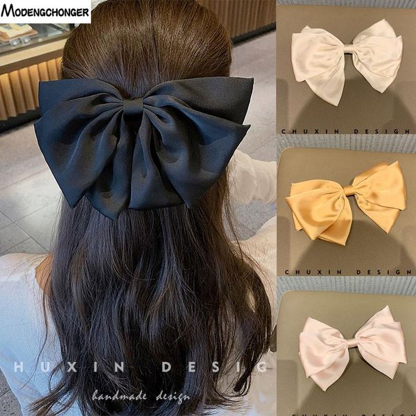 hair accessories 2021 oversized bow fashion satin ribbon hairclip big hairpins for women girls ladies headwear
hair accessories 2021 oversized bow fashion satin ribbon hairclip big hairpins for women girls ladies headwear