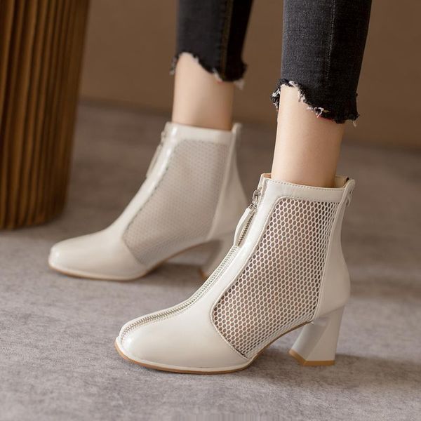 women ankle boots summer design front zipper high heels female office working party nightclub shoes woman, Black
women ankle boots summer design front zipper high heels female office working party nightclub shoes woman, Black