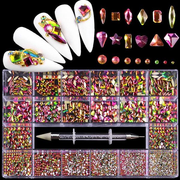 nail art decorations 3d ab glass rhinestones fancy shapes/ multi colors 2500pcs + 1pc wax pen non fix crystal rhinestone for strass charms f, Silver;gold
nail art decorations 3d ab glass rhinestones fancy shapes/ multi colors 2500pcs + 1pc wax pen non fix crystal rhinestone for strass charms f, Silver;gold