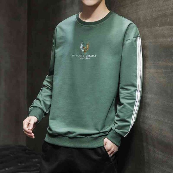 tide brand sweater 2021 autumn and winter trend new long sleeve round neck t-shirt men's solid color korean clothes, Black
tide brand sweater 2021 autumn and winter trend new long sleeve round neck t-shirt men's solid color korean clothes, Black