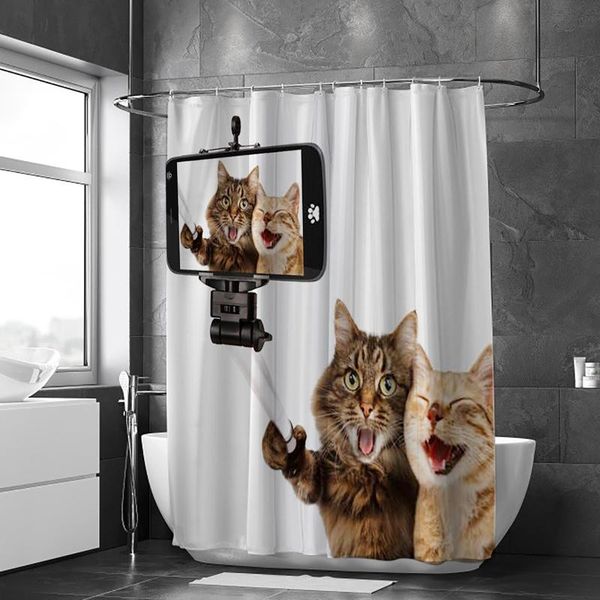 shower curtains daily household waterproof polyester fabric curtain, cute cat in bathroom warm and lovely atmosphere
shower curtains daily household waterproof polyester fabric curtain, cute cat in bathroom warm and lovely atmosphere