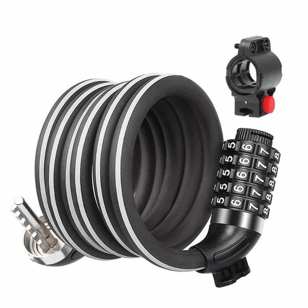 bike locks 1.8m/1.2m bicycle lock durable anti-theft riding accessories surface reflective strip design
bike locks 1.8m/1.2m bicycle lock durable anti-theft riding accessories surface reflective strip design