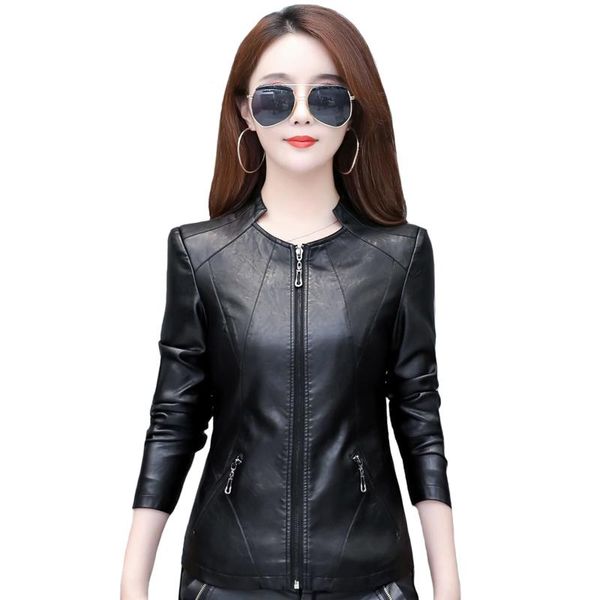 women's leather & faux jacket women spring autumn fashion motorcycle black pu coats outerwear female coat
women's leather & faux jacket women spring autumn fashion motorcycle black pu coats outerwear female coat