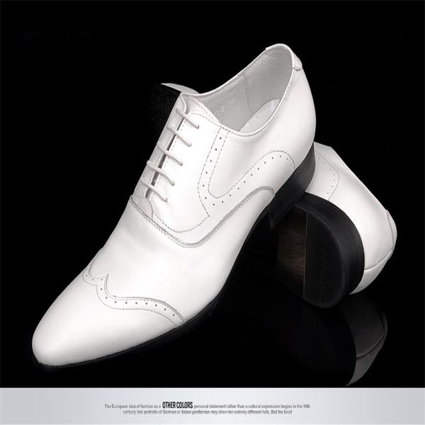 european style carved pointed toe formal men's shoes, leather lace-up business white wedding shoes dress, Black
european style carved pointed toe formal men's shoes, leather lace-up business white wedding shoes dress, Black
