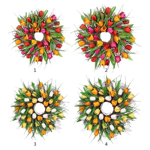 decorative flowers & wreaths h37d artificial tulipe wreath spring summer faux floral ,long leaf for front door hanging garland home
decorative flowers & wreaths h37d artificial tulipe wreath spring summer faux floral ,long leaf for front door hanging garland home