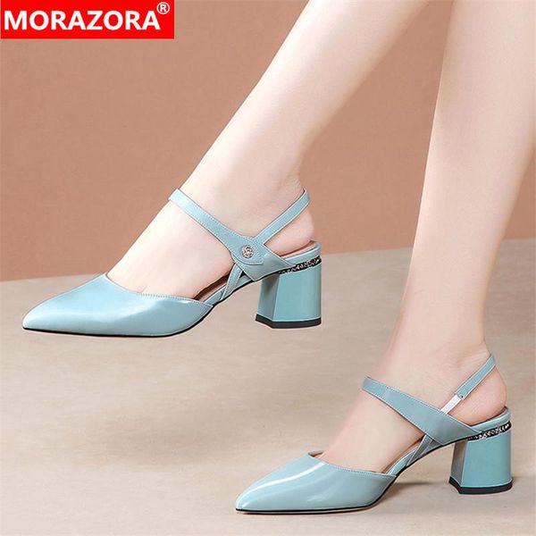 dress shoes morazora 2021 arrival summer women sandals genuine leather high heels ladies square pointed toe causal, Black
dress shoes morazora 2021 arrival summer women sandals genuine leather high heels ladies square pointed toe causal, Black